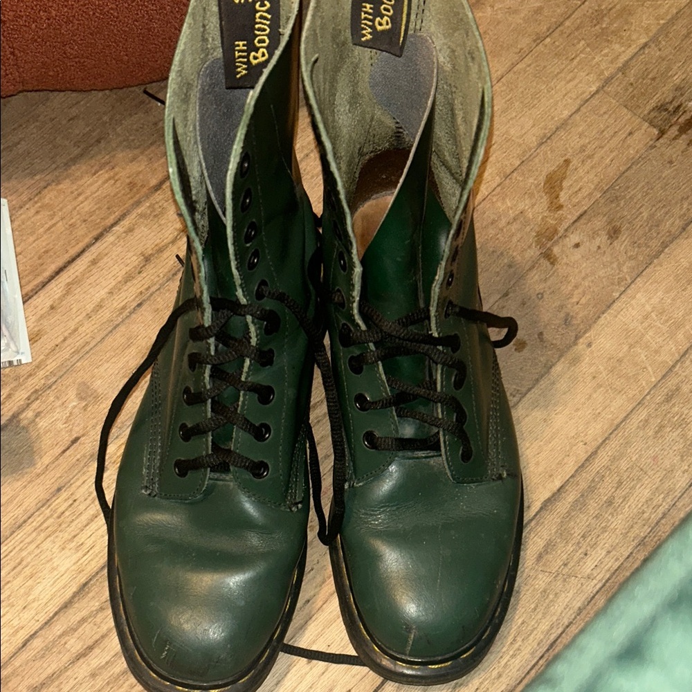Dr Martens MIE 10 hole green 8 uk 10w